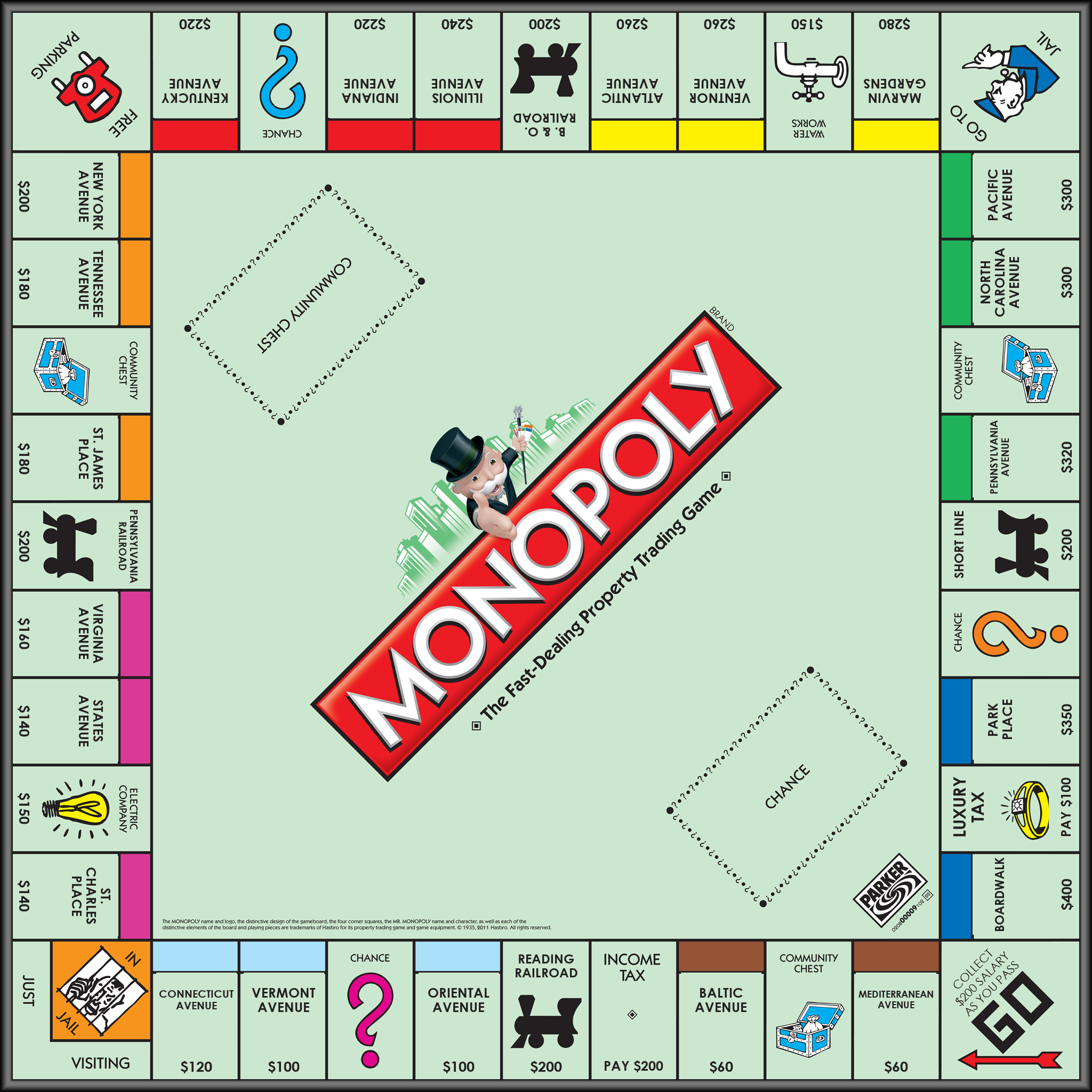 Monopoly board
